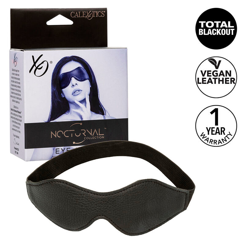 CALEXOTICS - NOCTURNAL MASCHERA IN PVC PELLE NERA – Maschere intere – foto 2