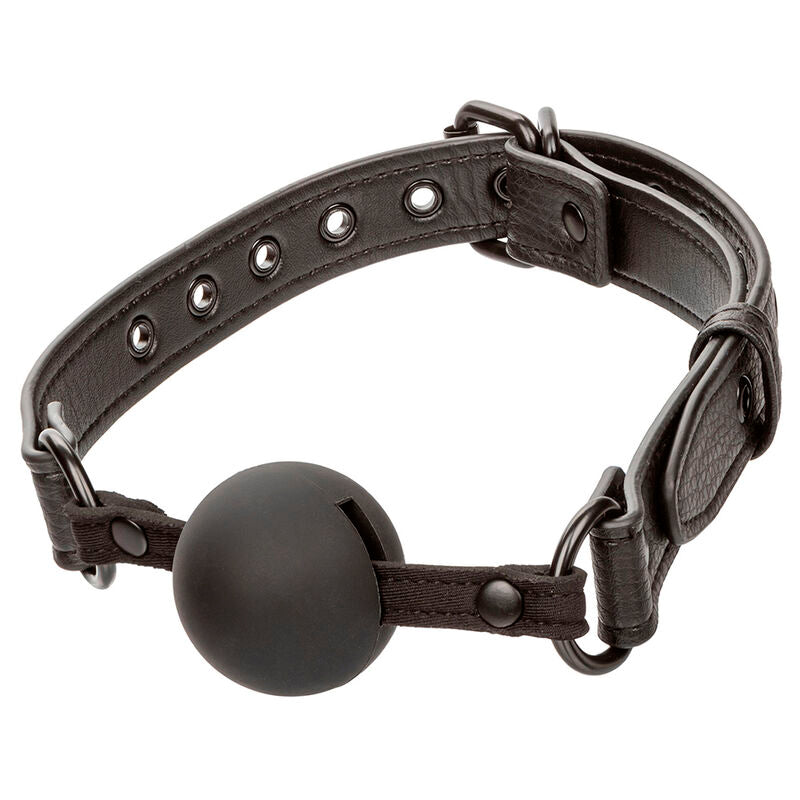 CALEXOTICS - NOCTURNAL BALL GAG SILICONE NERO – Mascelle
