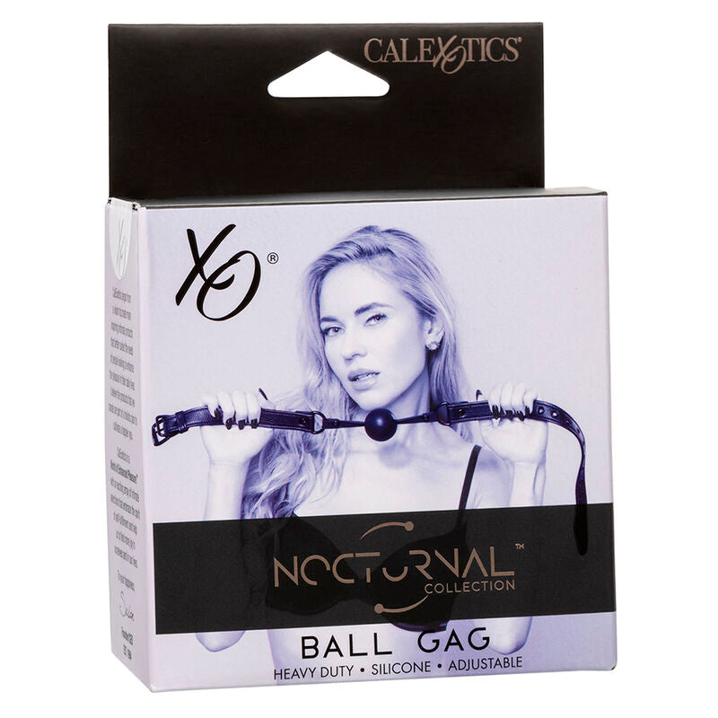 CALEXOTICS - NOCTURNAL BALL GAG SILICONE NERO – Mascelle – foto 7