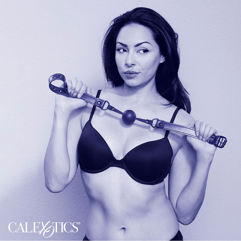 CALEXOTICS - NOCTURNAL BALL GAG SILICONE NERO – Mascelle – foto 5