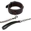 CALEXOTICS - NOCTURNAL COLLARE E GUINZAGLIO IN PELLE REGOLABILE NERO – Collane