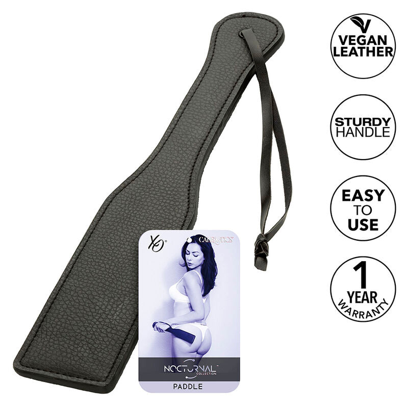 CALEXOTICS - NOCTURNAL PELLE PADDLE NERA – Palette BDSM – foto 2
