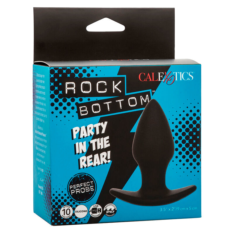 CALEXOTICS - ROCK BOTTOM PERFECT ANAL PLUG 10 VIBRAZIONI SILICONE NERO – Tappi anali – foto 10