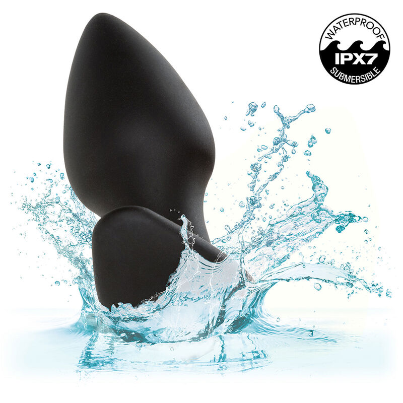 CALEXOTICS - ROCK BOTTOM PERFECT ANAL PLUG 10 VIBRAZIONI SILICONE NERO – Tappi anali – foto 9