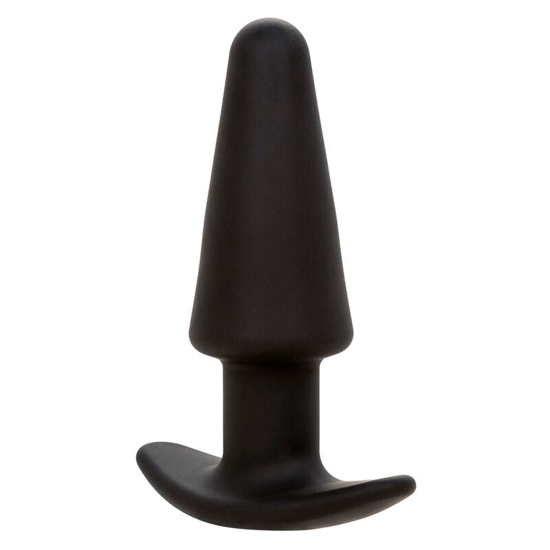 CALEXOTICS - ROCK BOTTOM TAPPO ANALE CONICO 10 VIBRAZIONI SILICONE NERO – Tappi anali – foto 3