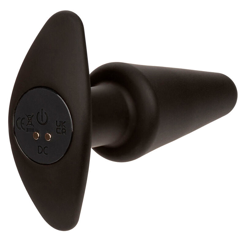 CALEXOTICS - ROCK BOTTOM TAPPO ANALE CONICO 10 VIBRAZIONI SILICONE NERO – Tappi anali – foto 5
