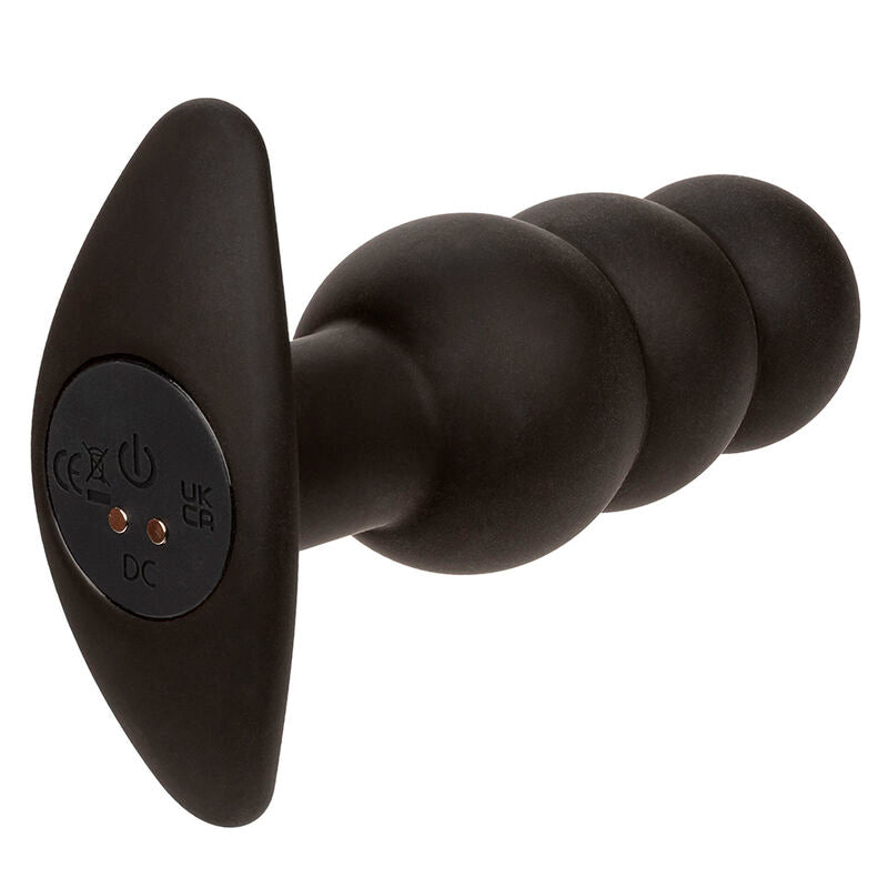 CALEXOTICS - ROCK BOTTOM PERLINE TAPPO ANALE 10 VIBRAZIONI SILICONE NERO – Tappi anali – foto 4