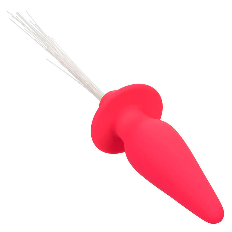 CALEXOTICS - SOUTHERN LIGHTS LIGHT UP PLUG ANALE 10 VIBRAZIONI SILICONE ROSA – Tappi anali – foto 4