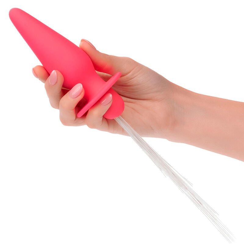 CALEXOTICS - SOUTHERN LIGHTS LIGHT UP PLUG ANALE 10 VIBRAZIONI SILICONE ROSA – Tappi anali – foto 5