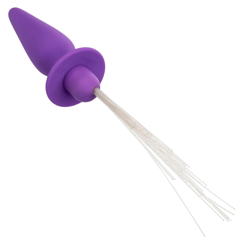 CALEXOTICS - SOUTHERN LIGHTS LIGHT UP PLUG ANALE 10 VIBRAZIONI SILICONE VIOLA – Tappi anali – foto 4