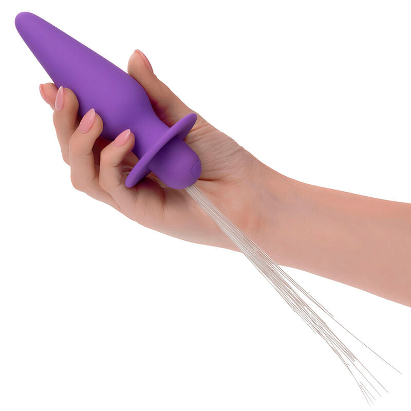 CALEXOTICS - SOUTHERN LIGHTS LIGHT UP PLUG ANALE 10 VIBRAZIONI SILICONE VIOLA – Tappi anali – foto 5