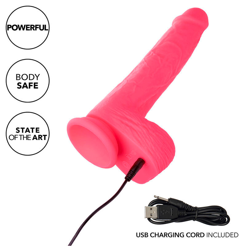 CALEXOTICS - STUDS VIBRATORE REALISTICO 10 VIBRAZIONI ROSA – Vibratori realistici – foto 7