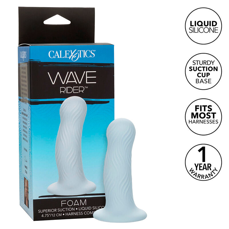 CALEXOTICS - WAVE RIDER FOAM ANAL PLUG BLU – Tappi anali – foto 2