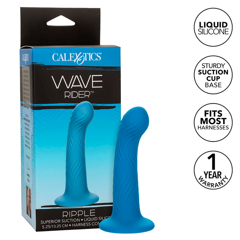 CALEXOTICS - WAVE RIDER RIPPLE ANAL PLUG BLU – Tappi anali – foto 2