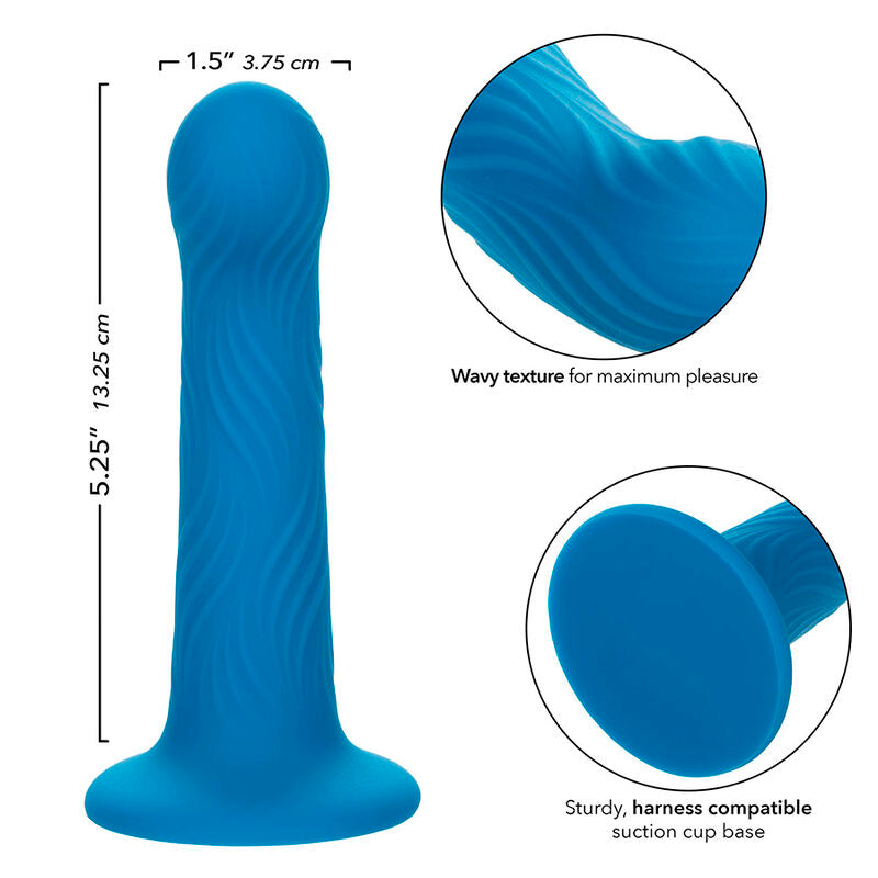 CALEXOTICS - WAVE RIDER RIPPLE ANAL PLUG BLU – Tappi anali – foto 7