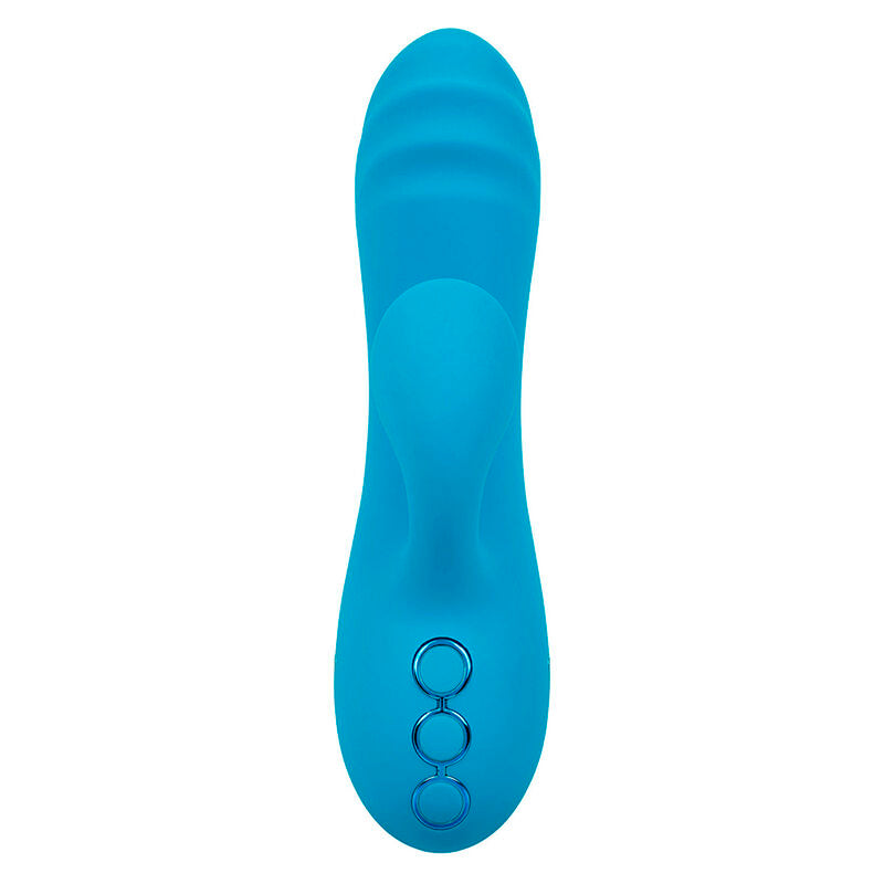 CALEXOTICS - SUNSET BEACH SEDUCER VIBRATORE E STIMOLATORE 10 FUNZIONI BLU – Stimolatore d'aria con vibrazione – foto 4