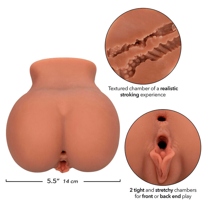 CALEXOTICS - THE ROLLER BABE DOPPIO MASTURBATORE REALISTICO FLESH – Vagine senza vibrazioni – foto 8