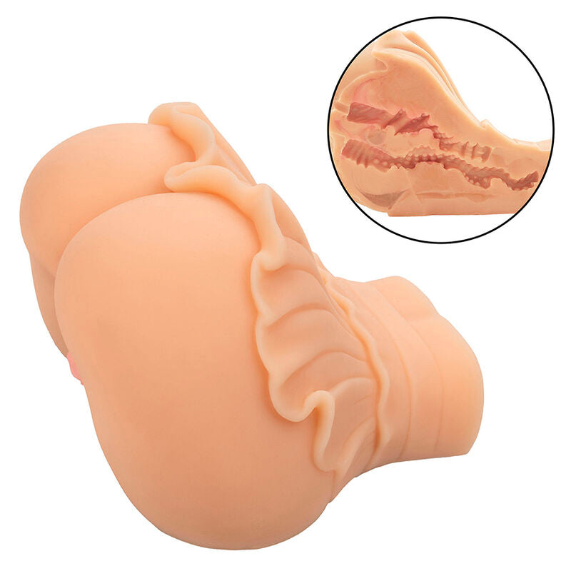 CALEXOTICS - THE PEEP SHOW GIRL DOPPIO MASTURBATORE REALISTICO FLESH – Vagine senza vibrazioni – foto 7