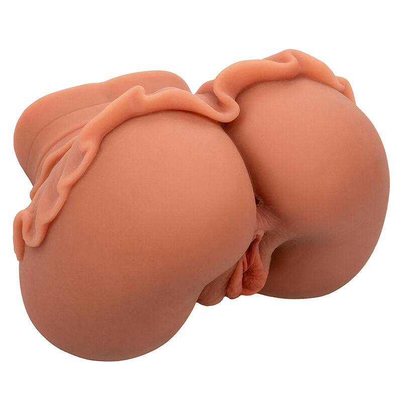 CALEXOTICS - LA REGINA DEL BENVENUTO DOPPIO MASTURBATORE REALISTICO CARAMELLO – Vagine senza vibrazioni – foto 4