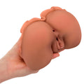 CALEXOTICS - LA REGINA DEL BENVENUTO DOPPIO MASTURBATORE REALISTICO CARAMELLO – Vagine senza vibrazioni