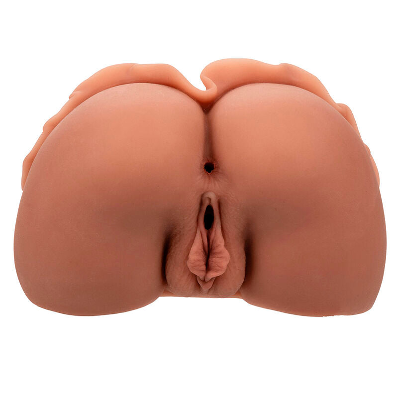 CALEXOTICS - LA REGINA DEL BENVENUTO DOPPIO MASTURBATORE REALISTICO CARAMELLO – Vagine senza vibrazioni – foto 5