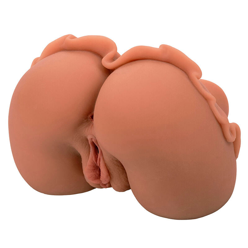 CALEXOTICS - LA REGINA DEL BENVENUTO DOPPIO MASTURBATORE REALISTICO CARAMELLO – Vagine senza vibrazioni – foto 3