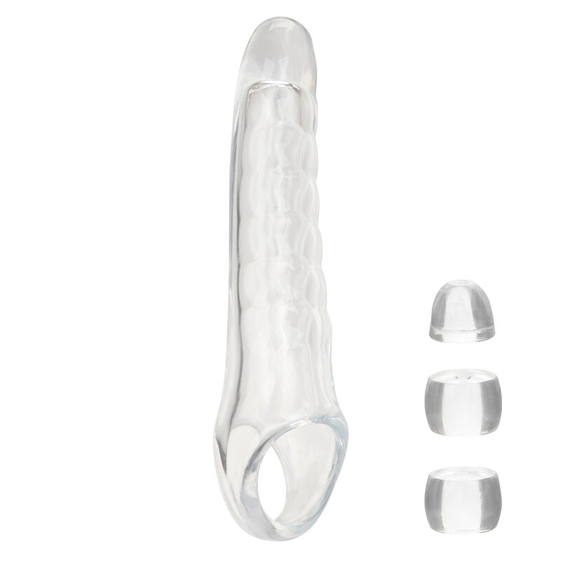 CALEXOTICS - MAXX ESTENSORE PER PENE REGOLABILE TRASPARENTE – Copri pene con estensione – foto 4