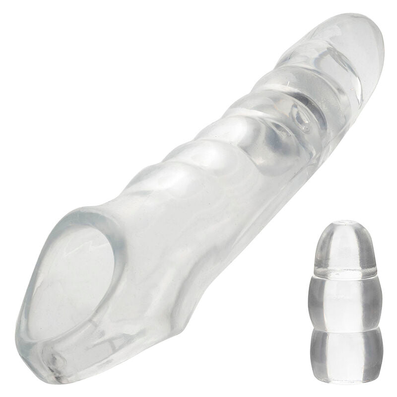 CALEXOTICS - MAXX ESTENSORE PER PENE REGOLABILE TRASPARENTE – Copri pene con estensione