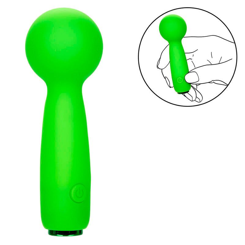 CALEXOTICS - NEON VIBES BUBBLY VIBE IL MINI MASSAGGIATORE 10 VIBRAZIONI VERDE – Massaggiatrici – foto 6
