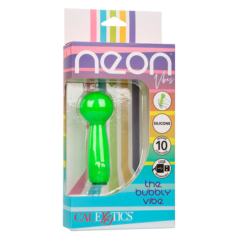 CALEXOTICS - NEON VIBES BUBBLY VIBE IL MINI MASSAGGIATORE 10 VIBRAZIONI VERDE – Massaggiatrici – foto 10
