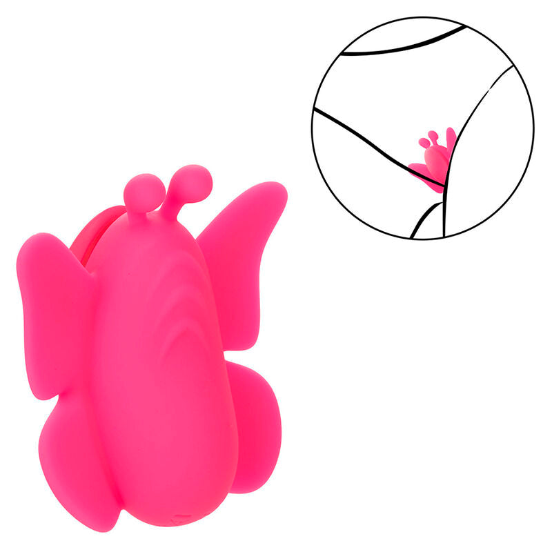 CALEXOTICS - NEON VIBES FLUTTER VIBE STIMOLATORE 10 VIBRAZIONI ROSA – Vibratori clitoridei da posare – foto 6