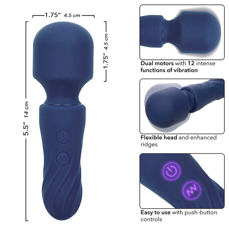CALEXOTICS - CHARISMA CHARM MASSAGGIATORE 12 FUNZIONI VIOLA – Vibratore WAND – foto 7