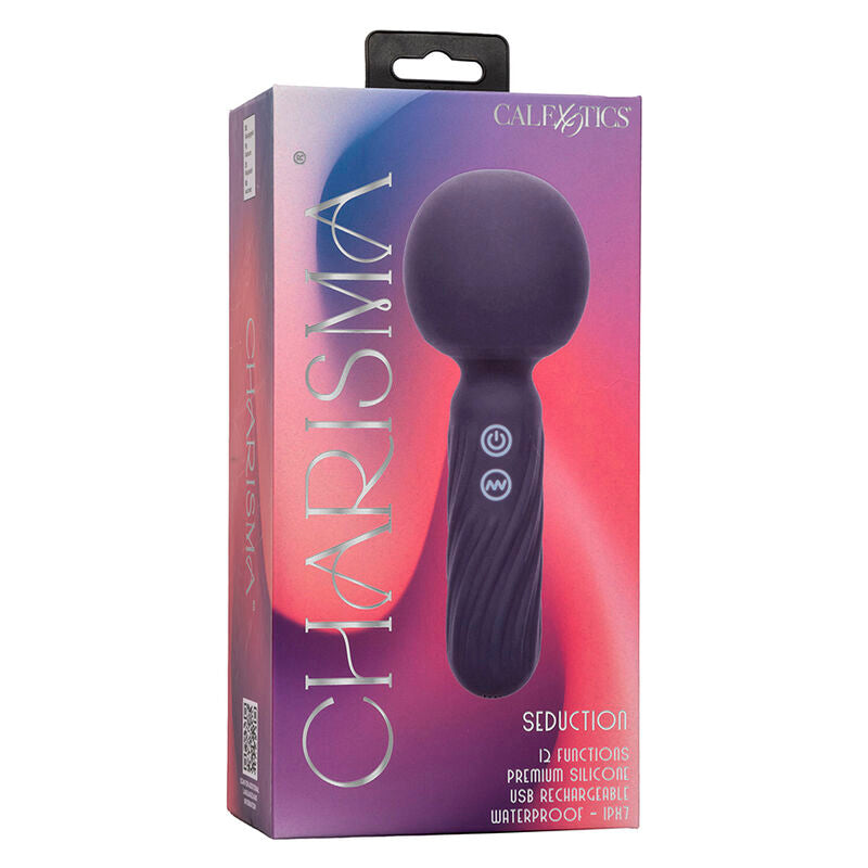 CALEXOTICS - CHARISMA SEDUCTION MASSAGGIATORE 12 FUNZIONI 17,75 CM X 6,25 CM VIOLA – Vibratore WAND – foto 9