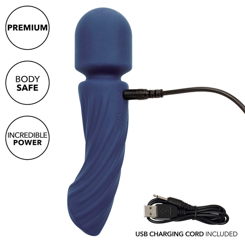 CALEXOTICS - CHARISMA ALLURE MASSAGGIATORE DOPPIO MOTORE 12 FUNZIONI 17,25 CM X 4,5 CM VIOLA – Vibratore WAND