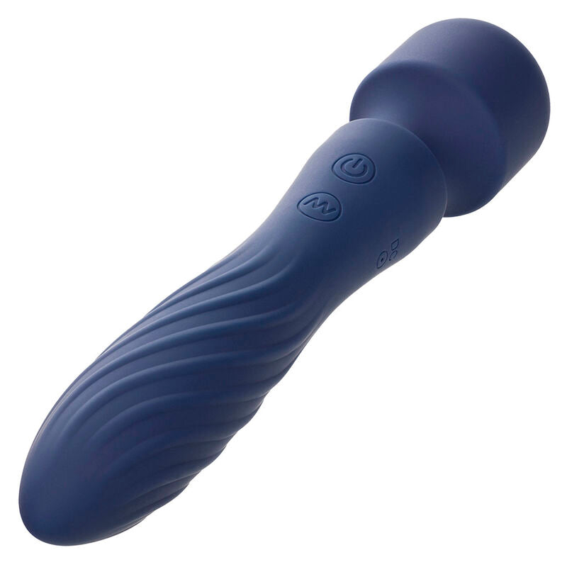 CALEXOTICS - CHARISMA MYSTIQUE MASSAGGIATORE DOPPIO MOTORE 12 FUNZIONI 20,5 CM X 4,5 CM VIOLA – Vibratore WAND – foto 4