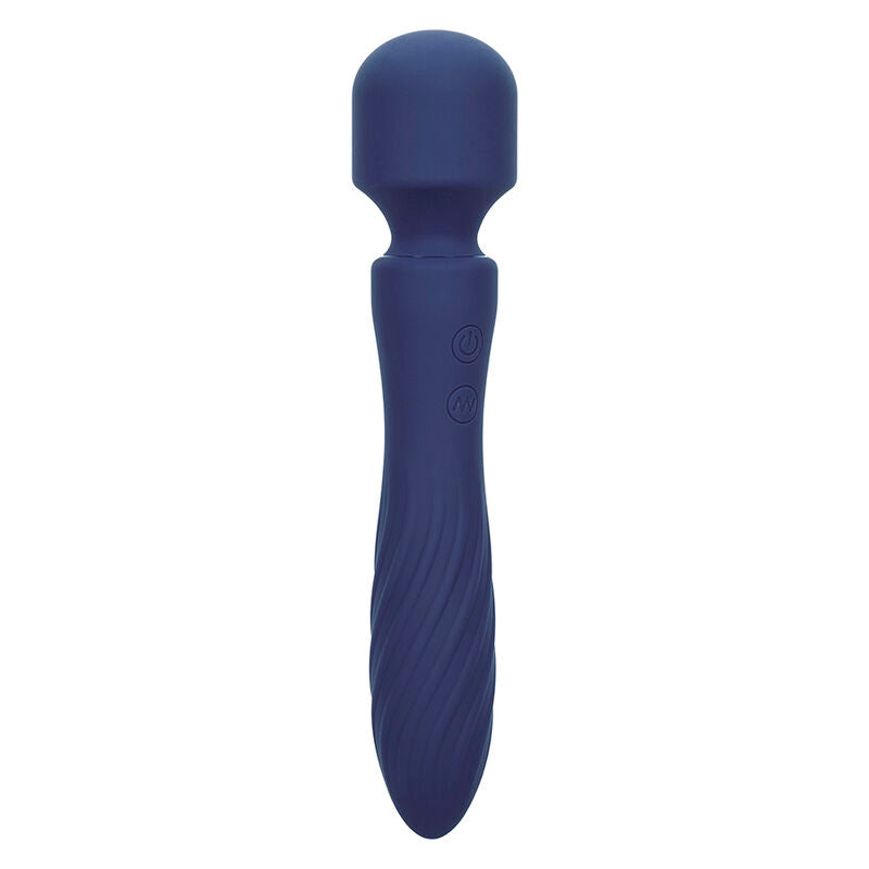 CALEXOTICS - CHARISMA MYSTIQUE MASSAGGIATORE DOPPIO MOTORE 12 FUNZIONI 20,5 CM X 4,5 CM VIOLA – Vibratore WAND – foto 5