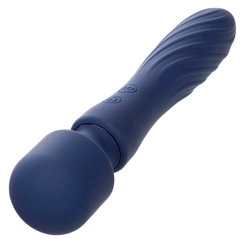 CALEXOTICS - CHARISMA MYSTIQUE MASSAGGIATORE DOPPIO MOTORE 12 FUNZIONI 20,5 CM X 4,5 CM VIOLA – Vibratore WAND