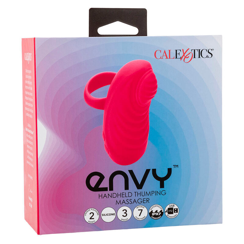 CALEXOTICS - ENVY MASSAGGIATORE PALLA ROTANTE PORTATILE 7 VIBRAZIONI ROSA – Vibratori da dito – foto 10