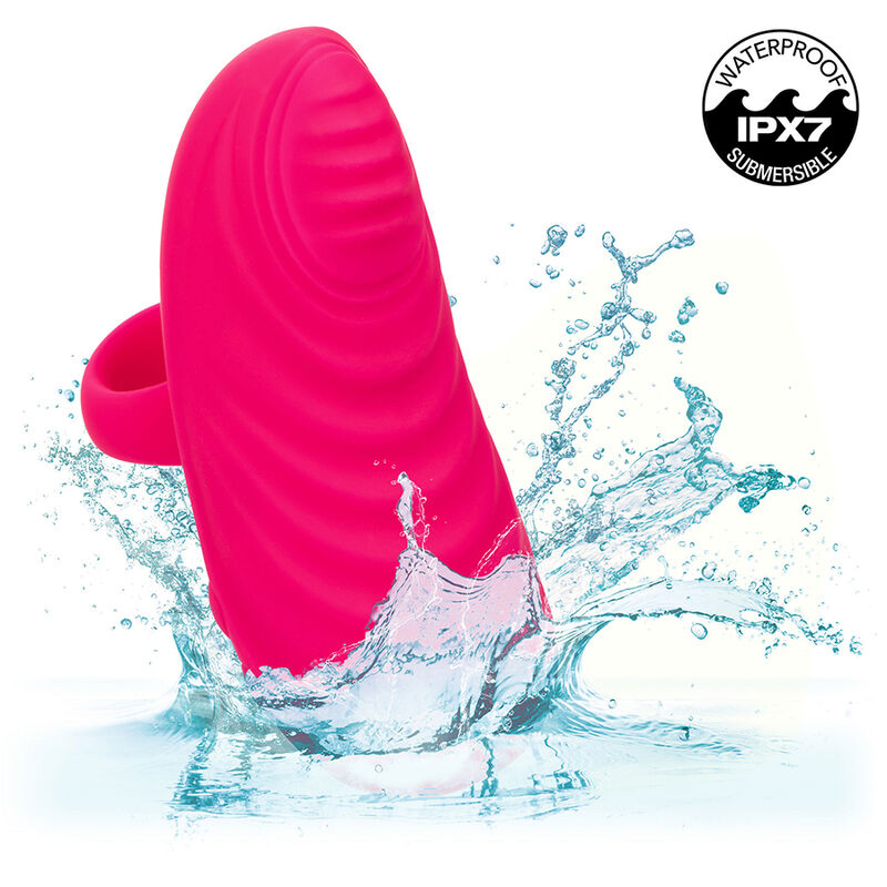 CALEXOTICS - ENVY MASSAGGIATORE PALLA ROTANTE PORTATILE 7 VIBRAZIONI ROSA – Vibratori da dito – foto 8