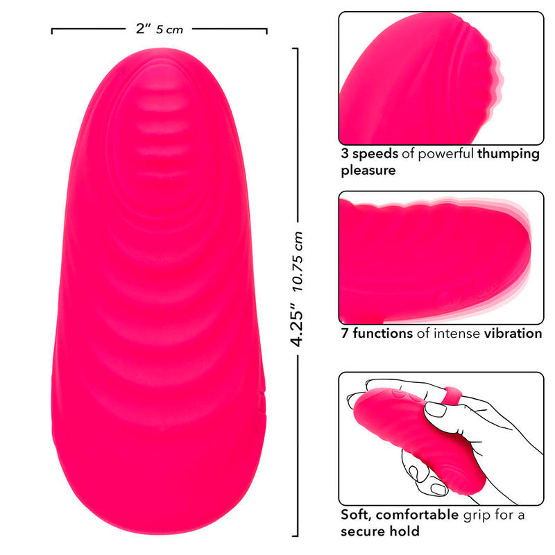 CALEXOTICS - ENVY MASSAGGIATORE PALLA ROTANTE PORTATILE 7 VIBRAZIONI ROSA – Vibratori da dito – foto 9