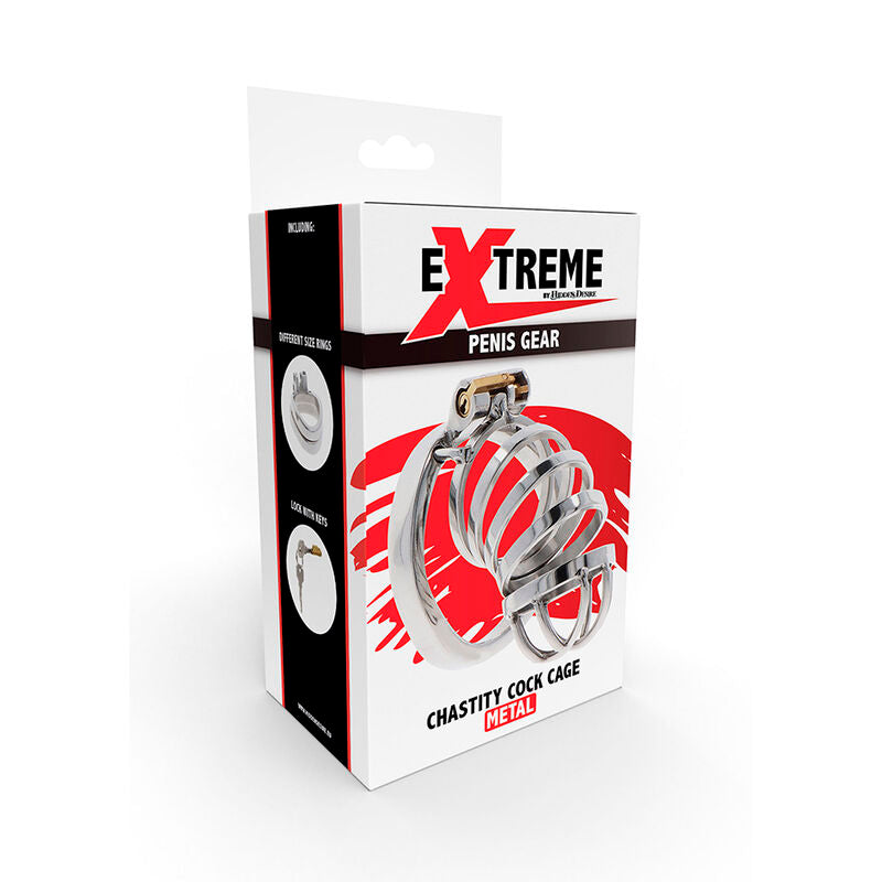 HIDDEN DESIRE - EXTREME GABBIA PER CAZZO IN METALLO PER CASTITÀ – Gabbie per pene BDSM – foto 5