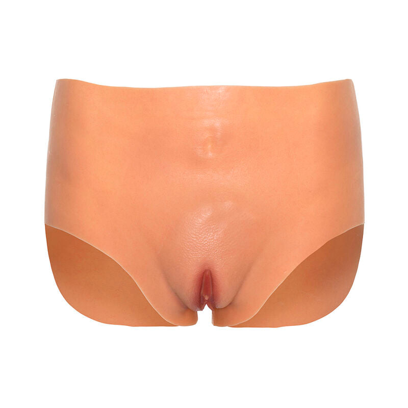 DESIDERIO NASCOSTO - ALTER EGO VAGINA APERTA SLIP VITA ALTA CARNE – Mutandine senza cavallo – foto 2