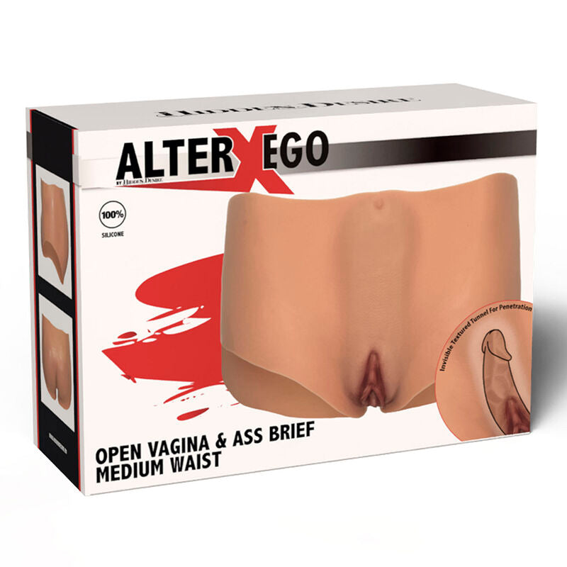 DESIDERIO NASCOSTO - ALTER EGO APERTO VAGINA E CULO SLIP VITA MEDIA CARNE – Mutandine senza cavallo – foto 7