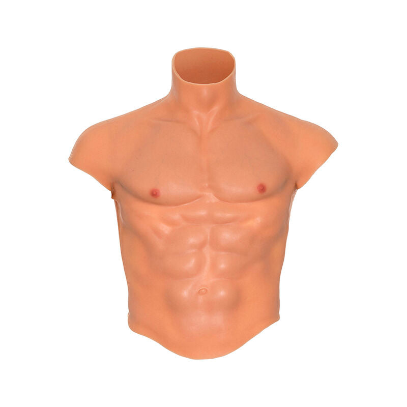 DESIDERIO NASCOSTO - MAGLIETTA ALTER EGO IN SILICONE CON TORSO MASCHILE E ADDOMINALI IN CARNE – Magliette da uomo – foto 2