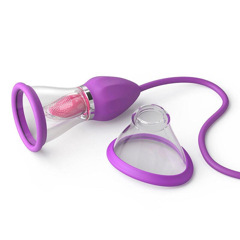 FANTASY FOR HER - TUBO DI ASPIRAZIONE MASSIMO PIACERE CON LINGUA STIMOLANTE VIOLA – Stimolatore d'aria con vibrazione – foto 2