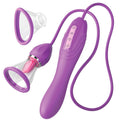FANTASY FOR HER - TUBO DI ASPIRAZIONE MASSIMO PIACERE CON LINGUA STIMOLANTE VIOLA – Stimolatore d'aria con vibrazione