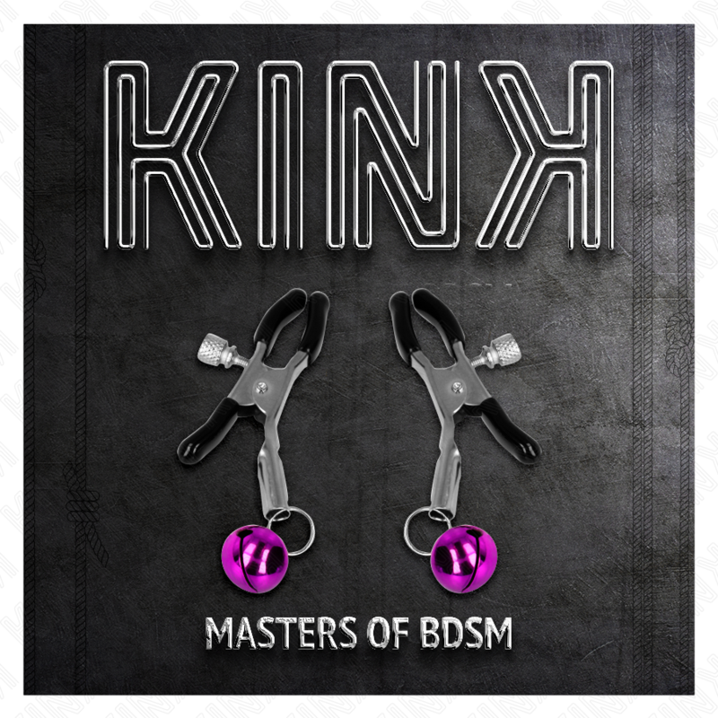 KINK - PINZA PER CAPEZZA SINGOLA VIOLA 6 CM – Morsetti per capezzoli per sadomasochismo – foto 5