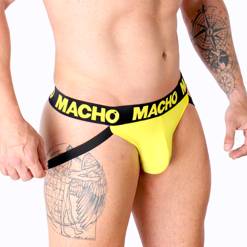 MACHO - MX25A JOCK LYCRA GIALLO XL – Sospensori – foto 2