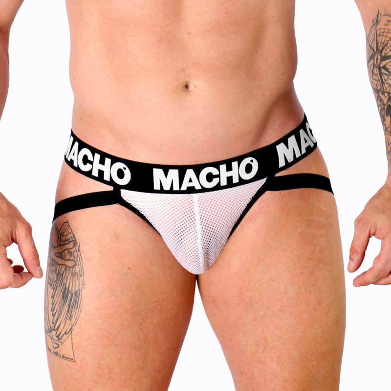 MACHO - MX26X1 JOCK GRID BIANCO S – Sospensori