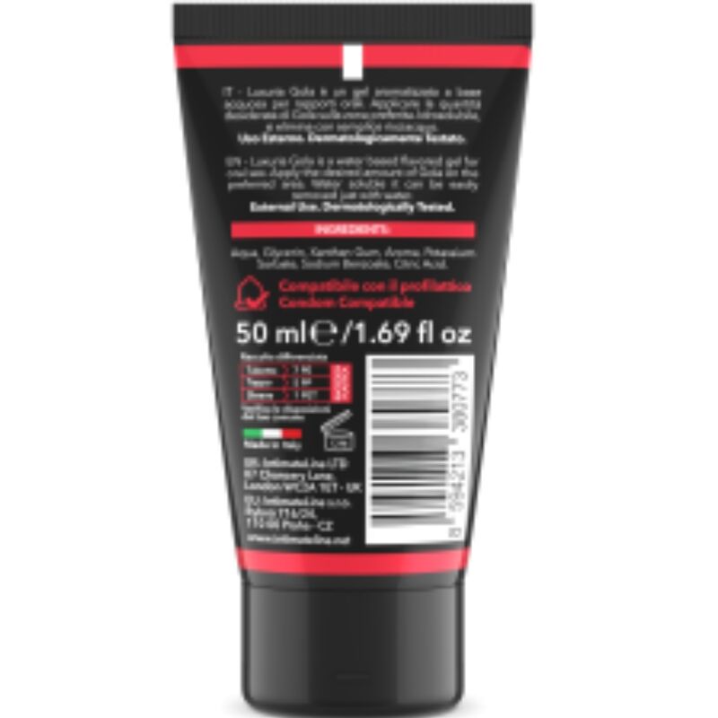 INTIMATELINE LUXURIA - GEL PER SESSO ORALE GUSTO FRAGOLA 50 ML – Per il sesso orale – foto 2